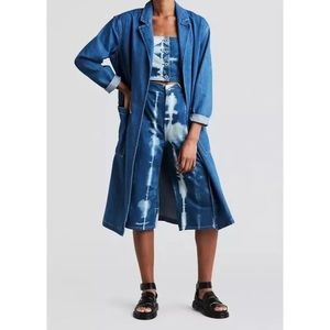 Levi’s denim trench  coat jacket